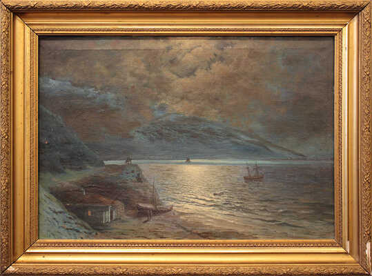 Неизвестный художник. Побережье 